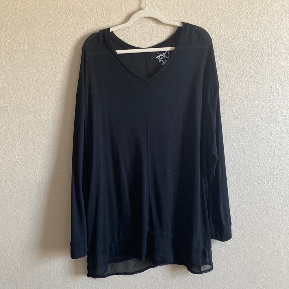Just my Size Black blouse